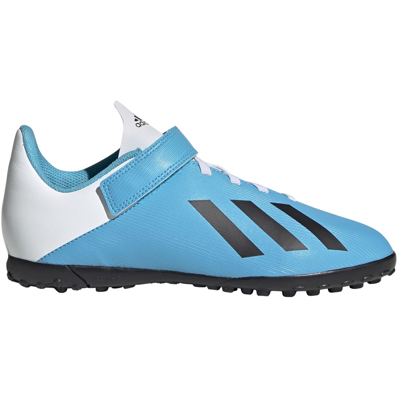 Zapatillas de fútbol Adidas X 19.4 H&amp;L Tf Junior azul EF9126