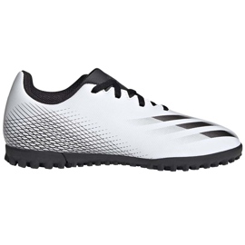 Botas de fútbol Adidas X GHOSTED.4 Tf Junior FW6801 blanco gris