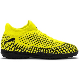 Botas de fútbol Puma Future 4.4 Tt Junior amarillo-negro 105699 03
