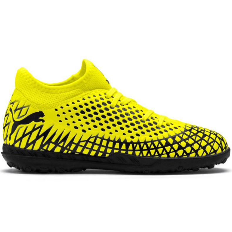Botas de fútbol Puma Future 4.4 Tt Junior amarillo-negro 105699 03