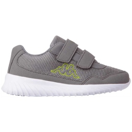 Zapatos para niños Kappa Cracker Ii K gris-lima 260647K 1633