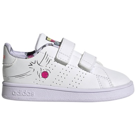Zapatillas Adidas Advantage I blancas para niños EG3861 blanco