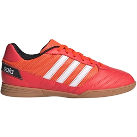 Adidas Super Sala Junior rojo zapatos de fútbol FV2639