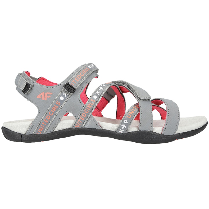 Sandalias niña 4F multicolor HJL20 JSAD001 90S naranja rosado gris