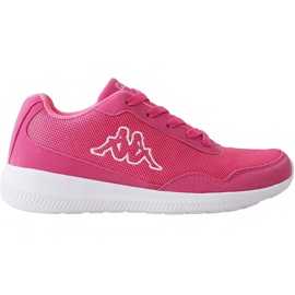 Zapatos de mujer Kappa Follow blanco y rosa 242495 Nc 2210