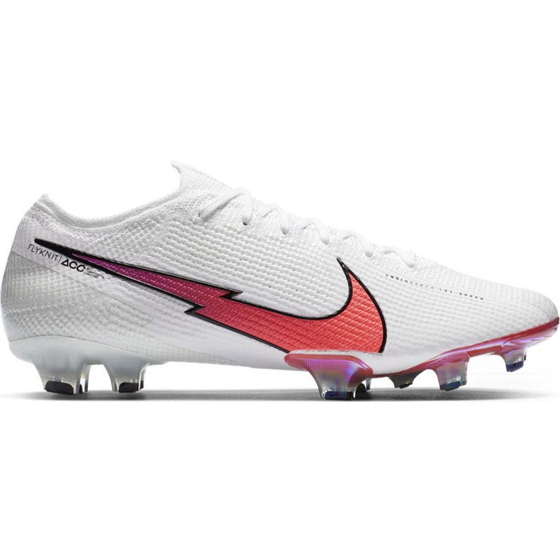 Calzado de fútbol Nike Mercurial Vapor 13 Elite Fg AQ4176 163 blanco blanco