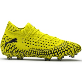 Botas de fútbol Puma Future 4.1 Netfit Fg Ag amarillo-negro 105579 03