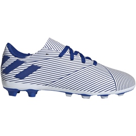 Botas de fútbol adidas Nemeziz 19.4 FxG Junior EF1740 multicolor blanco