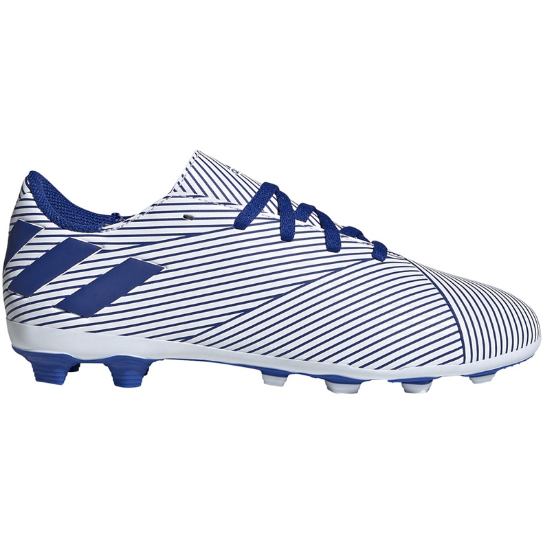 Botas de fútbol adidas Nemeziz 19.4 FxG Junior EF1740 multicolor blanco