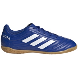 Botas de fútbol Adidas Copa 20.4 In Junior EH0926 azul azul