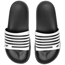 Zapatillas de mujer 4F negras H4L20 KLD001 21S blanco negro