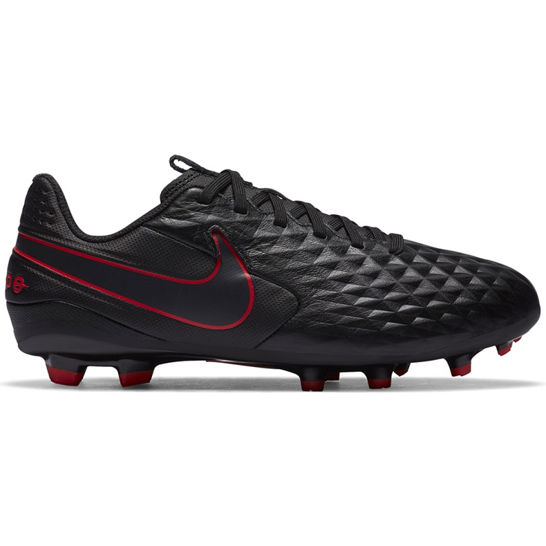 Zapatillas de fútbol Nike Tiempo Legend 8 Academy FG / MG Junior AT5732 060 negro negro
