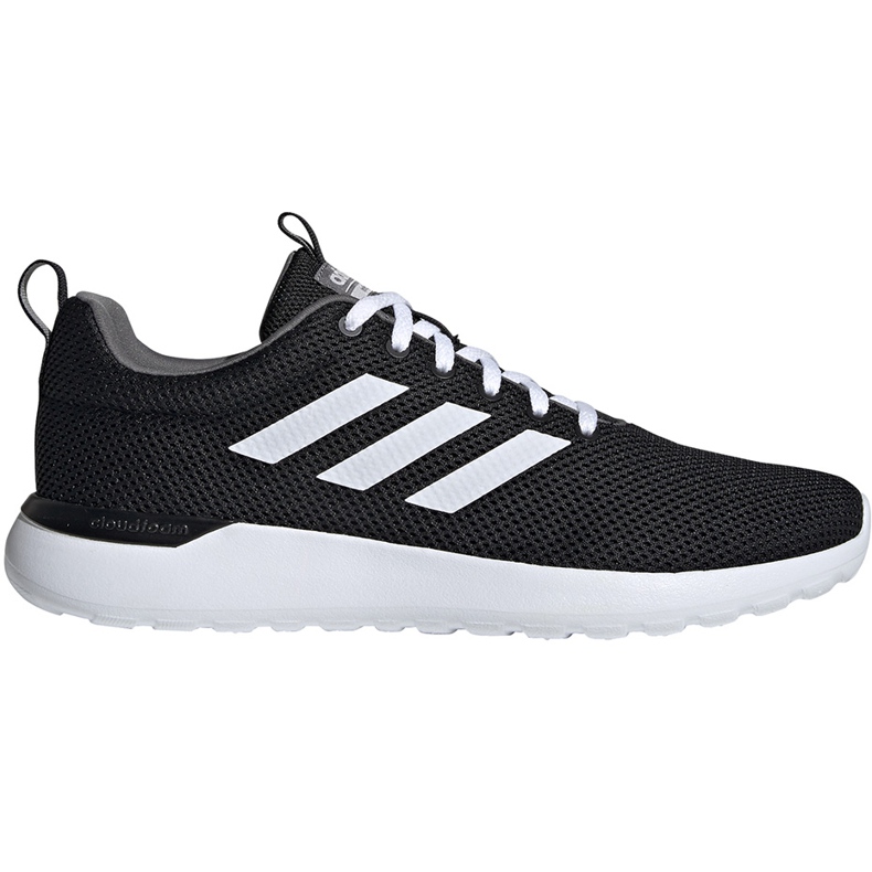 Zapatillas hombre adidas Lite Racer Cln negras y blancas EE8138 blanco negro