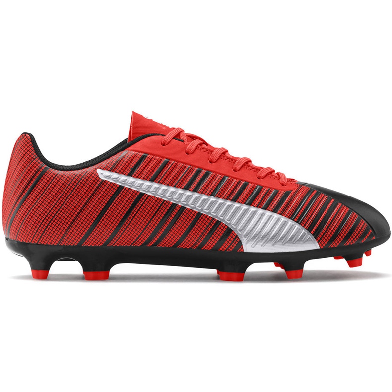 Botas de fútbol Puma One 5.4 Fg Ag rojo-negro 105605 01 multicolor