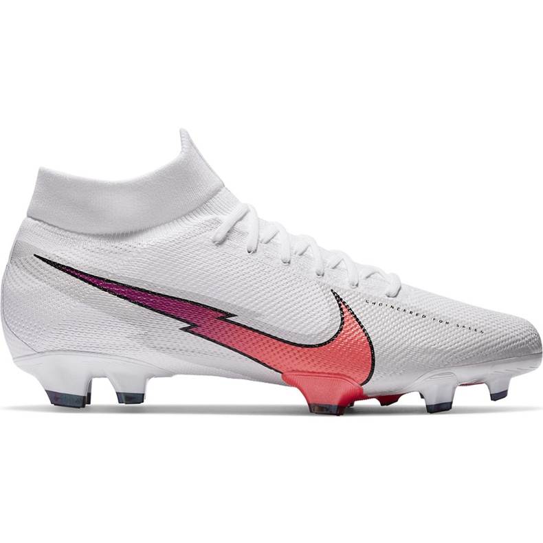 Calzado de fútbol Nike Mercurial Superfly 7 Pro Fg AT5382 163 blanco blanco