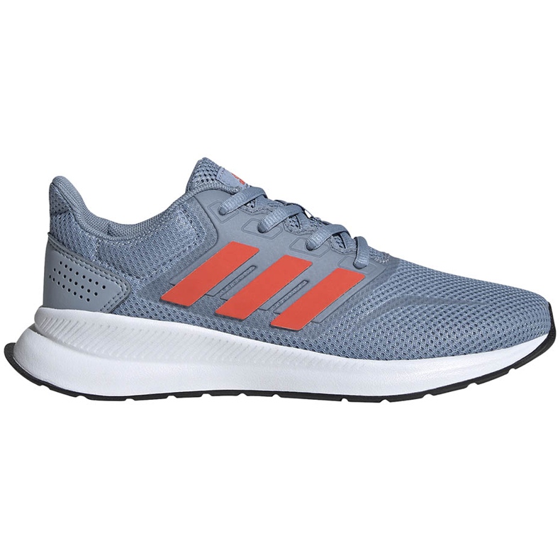 Zapatillas adidas Runfalcon K para niños gris-naranja FV9440