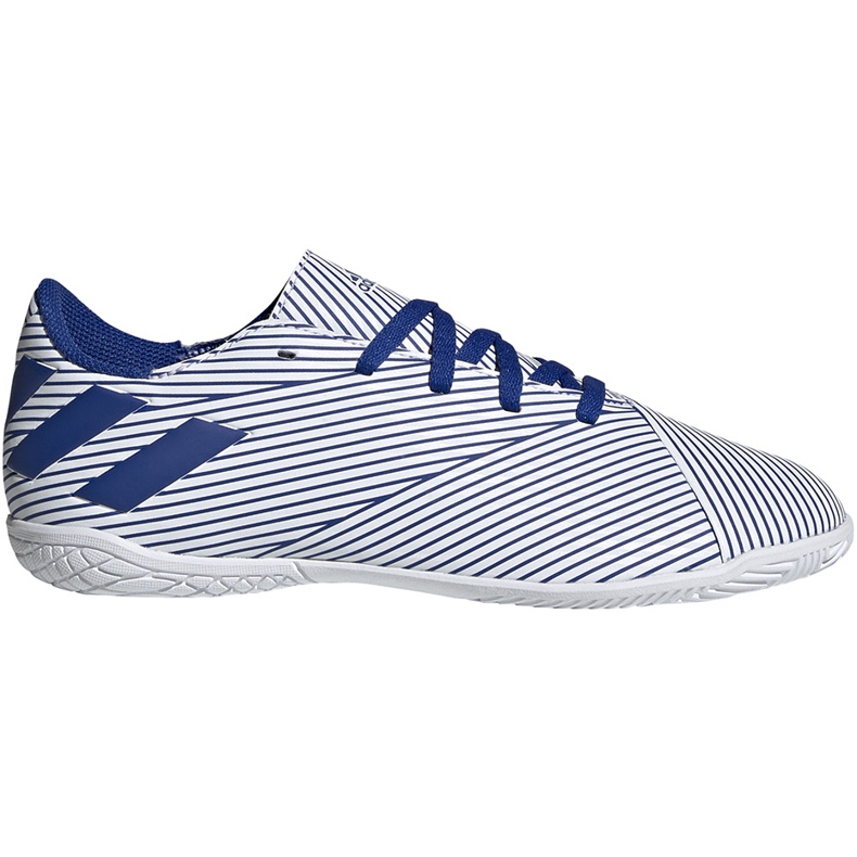 Adidas Nemeziz 19.4 In Jr zapatos de fútbol blancos y azules EF1754 multicolor