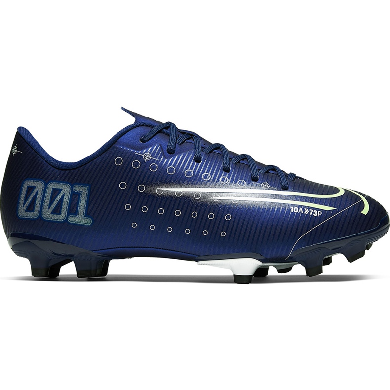 Calzado de fútbol Nike Mercurial Vapor 13 Academy Mds FG / MG CJ1292 401 azul marino azul marino