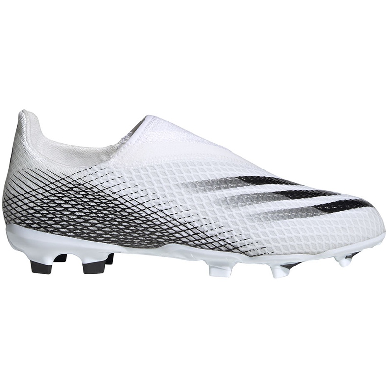 Botas de fútbol Adidas X GHOSTED.3 Ll Fg Junior EG8151 blanco blanco