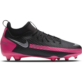 Zapatillas de fútbol Nike Phantom Gt Academy Df FG / MG Junior CW6694 006 negro negro
