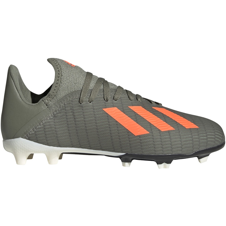 Verde adidas X 19.3 Fg Junior botas de fútbol EF8374 gris