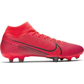Zapatos de fútbol Nike Mercurial Superfly 7 Academy FG / MG AT7946 606 azul marino rojo