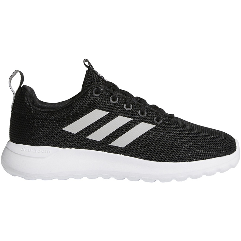 Zapatillas para niños Adidas Lite Racer Cln K negras y blancas BB7051 negro