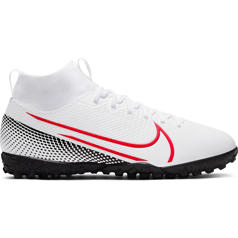 Calzado de fútbol Nike Mercurial Superfly 7 Academy Tf Jr AT8143 160 multicolor blanco