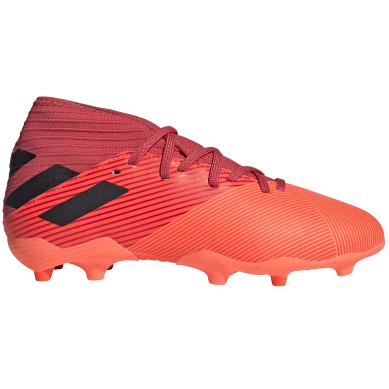 Botas de fútbol adidas Nemeziz 19.3 Fg Junior EH0492 naranja rojo