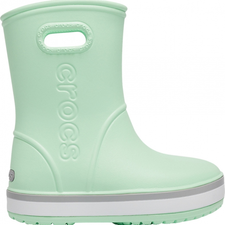 Crocs Botas de lluvia para niños Crocband Rain Boot Niños, verde 205827 3TO