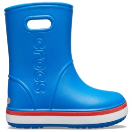 Crocs Botas de lluvia para niños Crocband Rain Boot Niños, azul 205827 4KD Crocs Botas de lluvia para niños Crocband Rain Boot Niños, azul 205827 4KD