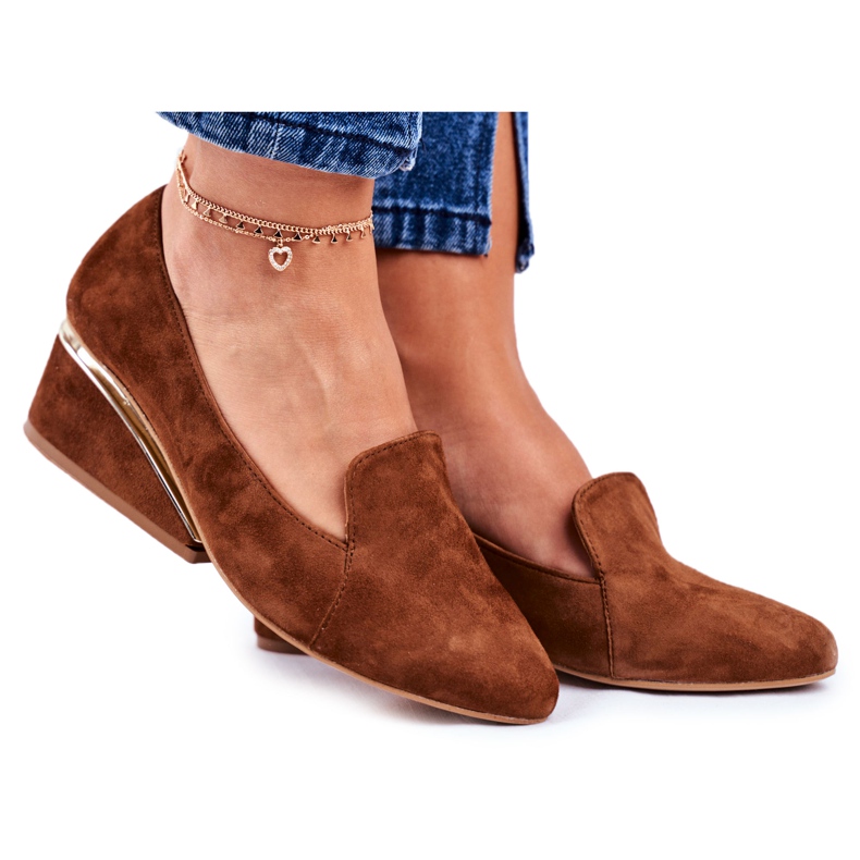 Brogues para mujer Exquisite Brown 1205 marrón