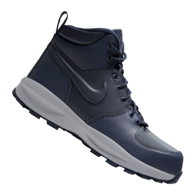 Zapatillas Nike Manoa Ltr Jr BQ5372-400 negro azul marino