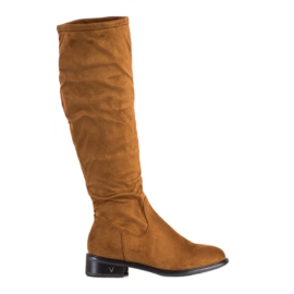 Botas de ante VINCEZA marrón