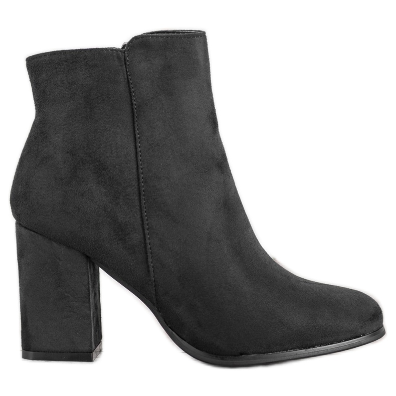 SHELOVET Botines negros en un poste