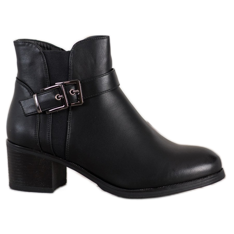 SHELOVET Botas negras clásicas negro