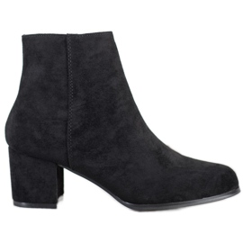 Danic Botas negras en tacones altos negro