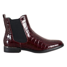 Filippo Botines Chelsea lacados rojo Filippo Botines Chelsea lacados rojo