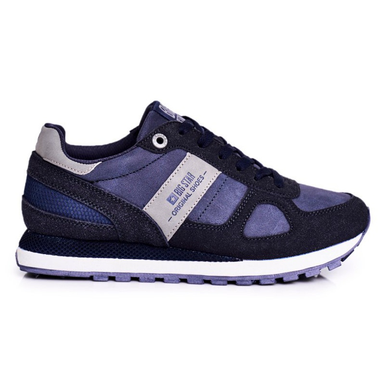 Zapatos Deportivos De Mujer Zapatillas Big Star Azul Marino GG274676 gris