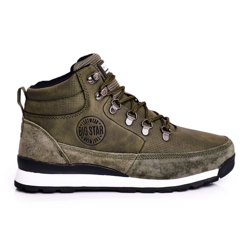 Zapatos Trekking Mujer Big Star Khaki GG274617 gris verde