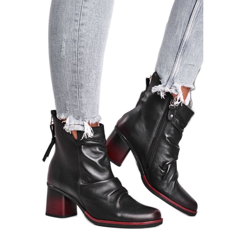 Botas de mujer con tacón alto Maciejka Negro 04757-01 Botas de mujer con tacón alto Maciejka Negro 04757-01