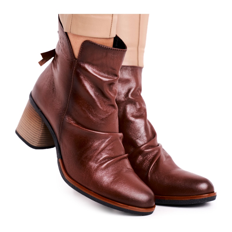 Botas De Mujer Con Tacón Alto Maciejka Marrón 04757-02