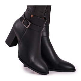 Botas De Mujer Con Tacón Alto Sergio Leone Negro BT509