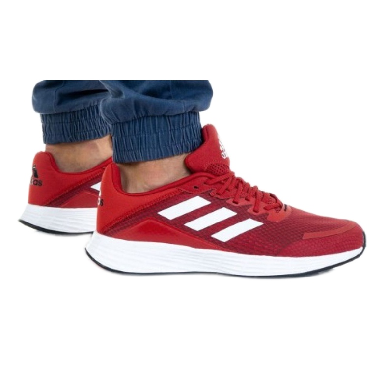 Zapatillas Adidas Duramo Sl M FW3218 blanco rojo Zapatillas Adidas Duramo Sl M FW3218 blanco rojo
