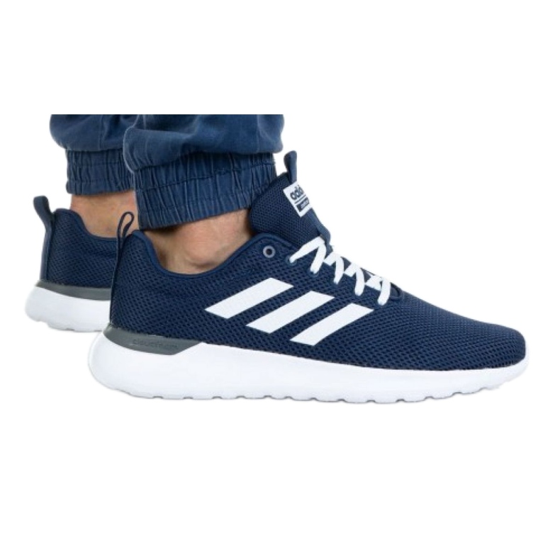 Zapatillas Adidas Lite Racer Cln M FW1334 blanco azul marino