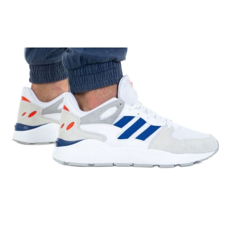 Zapatillas Adidas Crazychaos M FW2719 blanco azul gris