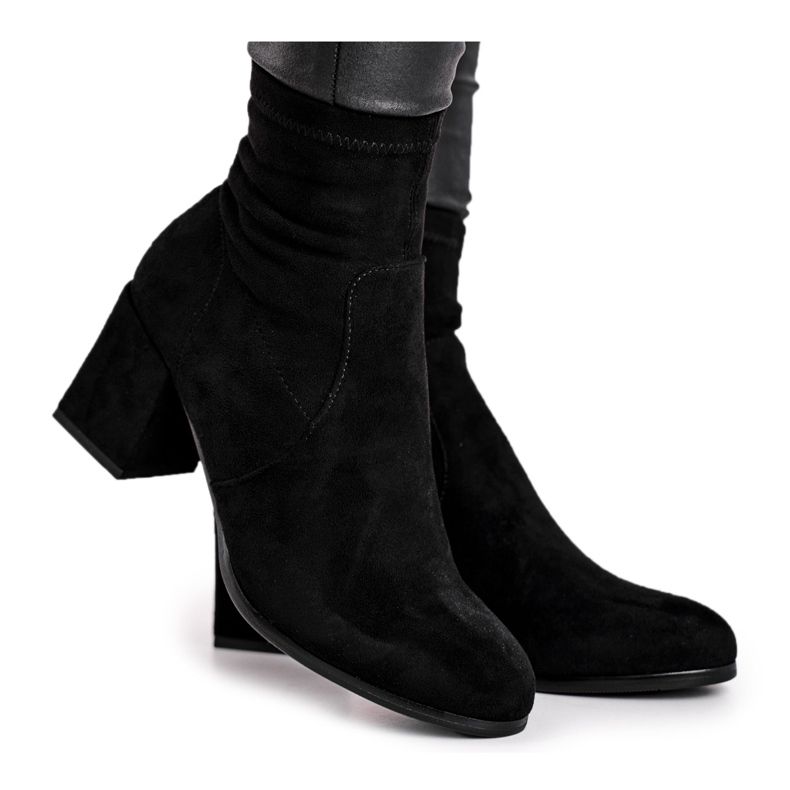 Botas de mujer Merducio de ante negro