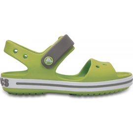 Sandalias Crocs para niños Crocband Sandal Niños, verde y gris 12856 3K9