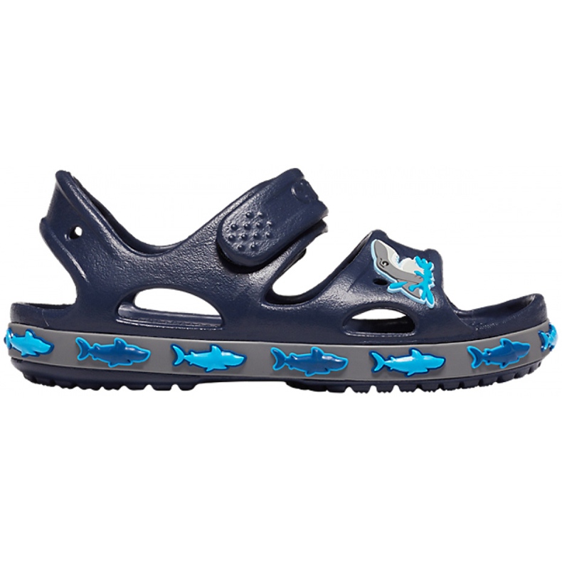 Sandalias Crocs para niños Crocs Fl Shark Band Sandal B azul marino 206365410