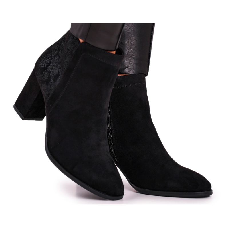 Botas De Mujer Con Tacón Alto Sergio Leone Negro BT508 Botas De Mujer Con Tacón Alto Sergio Leone Negro BT508